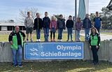 unsere Lichtgewehr-Truppe (Emily war erst Mittag dort)